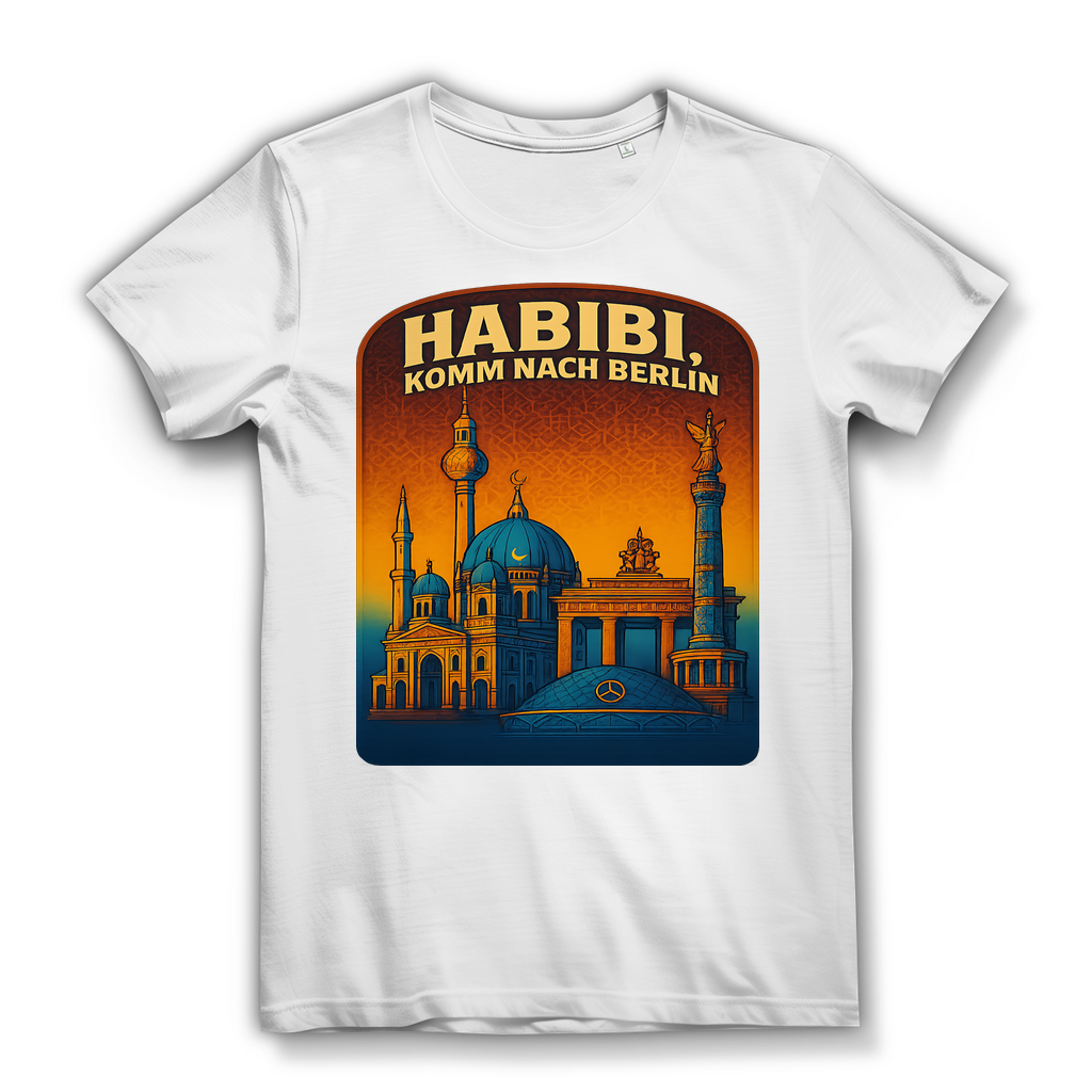 Habibi komm nach Berlin - Damen Premium Bio T-Shirt White