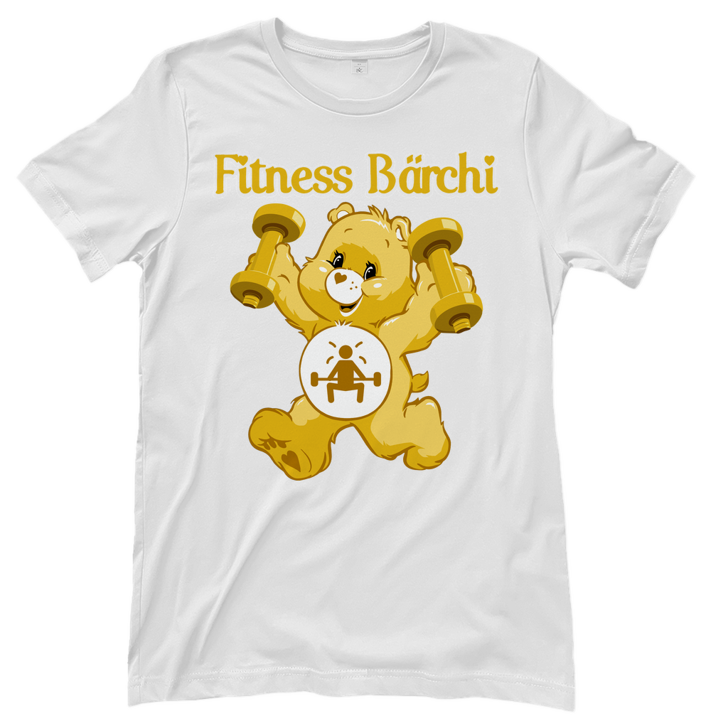 Fitness Bärchi - Glücksbärchi - Damenshirt White