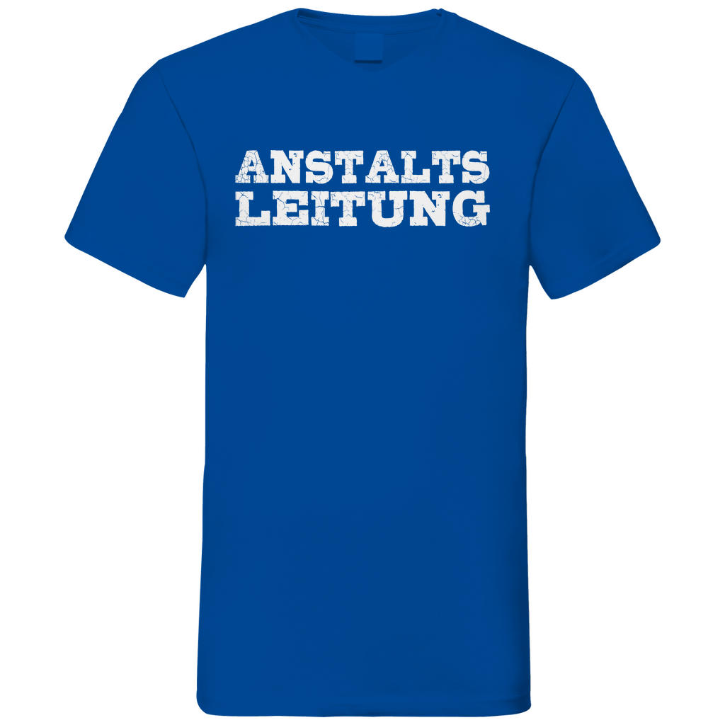 Anstalts Leitung - Herren V-Neck Shirt Royal Blue