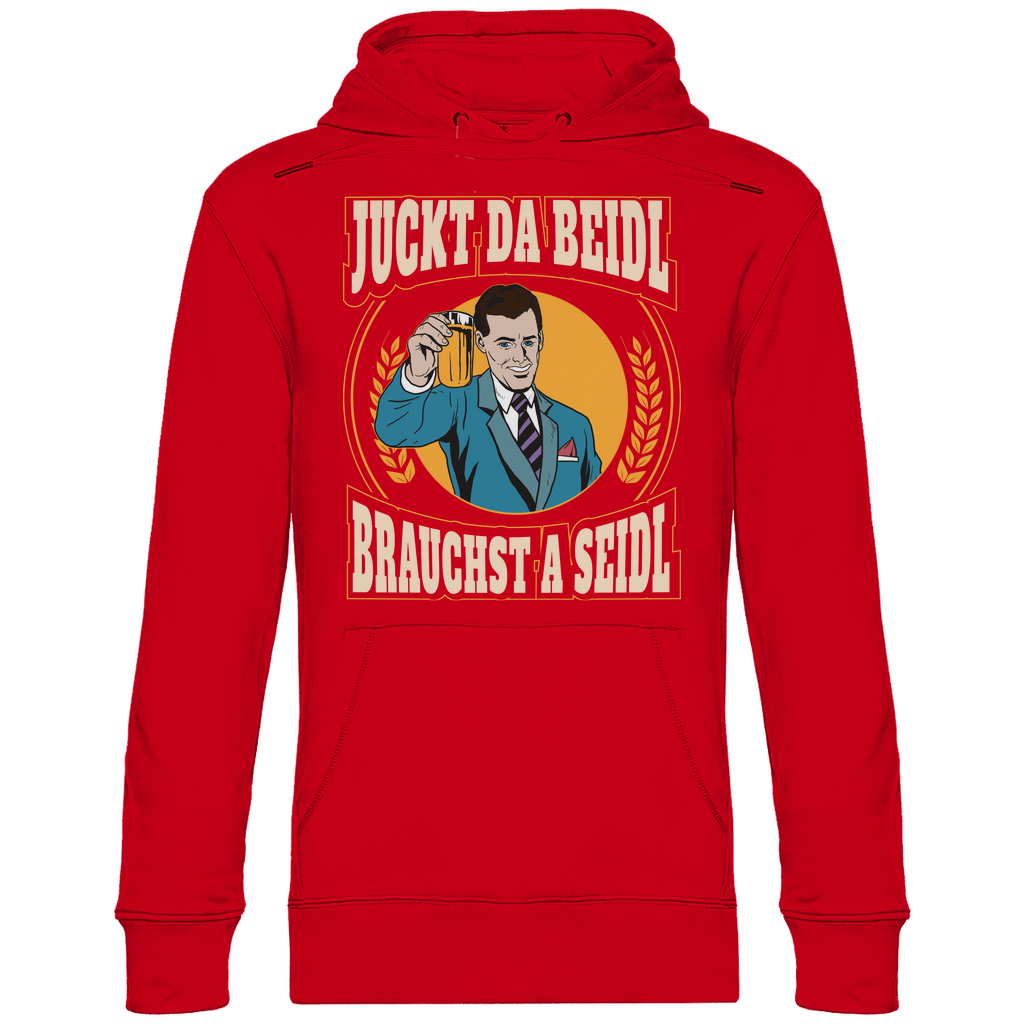 Juckt da Beidl brauchst a Seidl - Unisex Hoodie Red