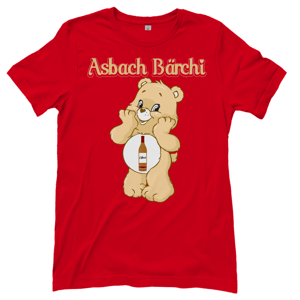 Asbach Bärchi - Glücksbärchi - Damenshirt Red