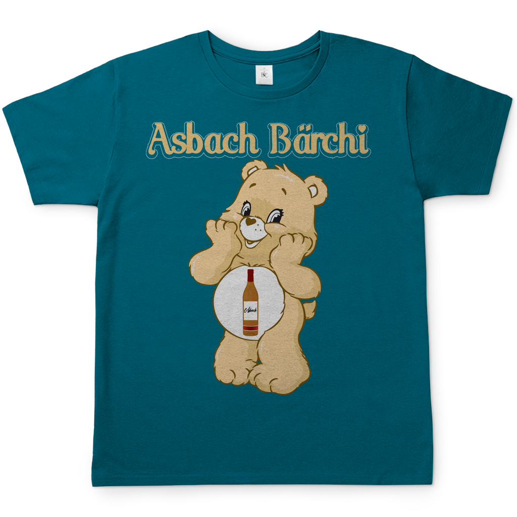 Asbach Bärchi - Glücksbärchi - Herren Shirt Diva Blue