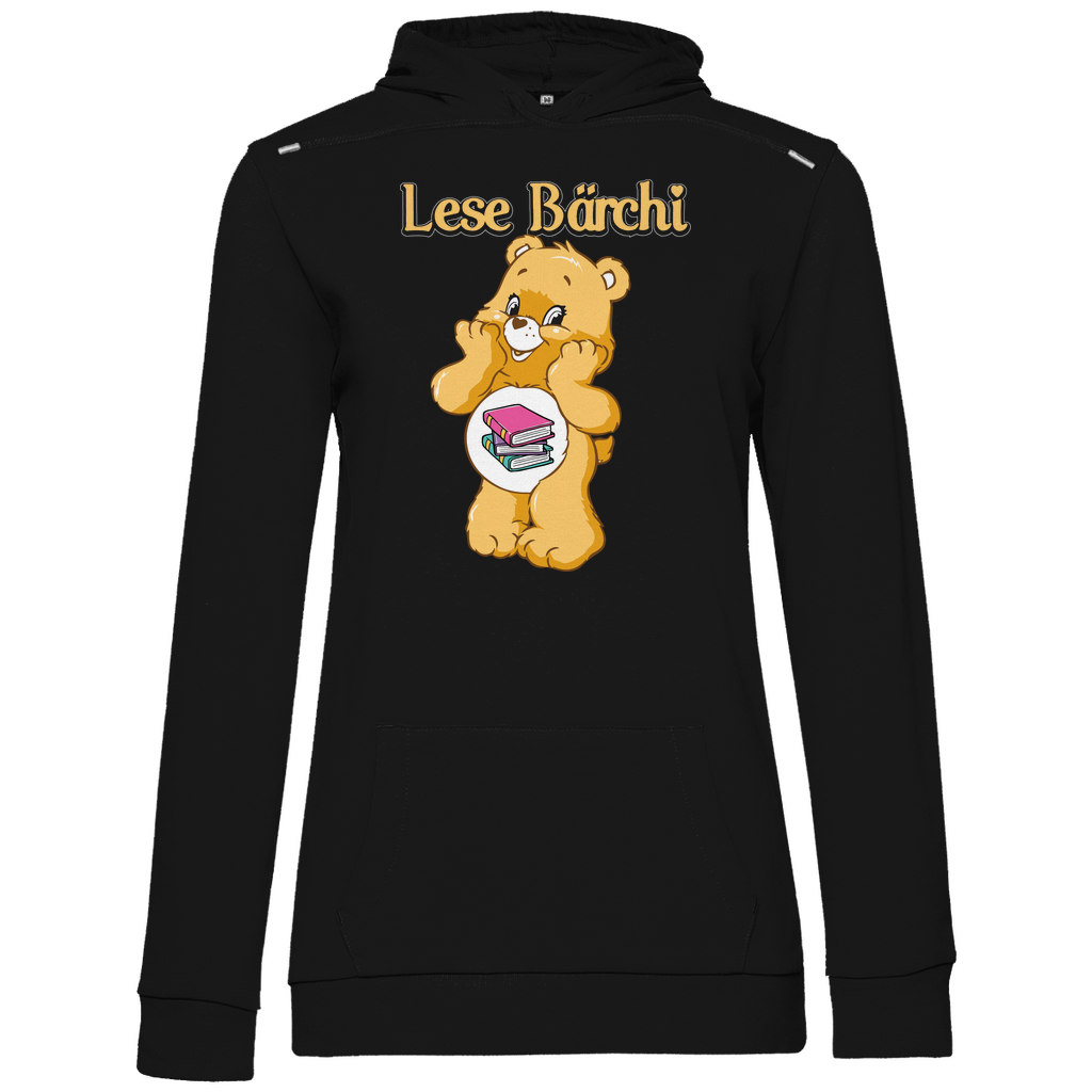 Lese Bärchi - Glücksbärchi - Damen Hoodie Black