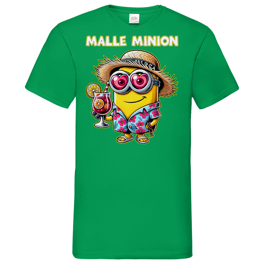 Malle Minion - Herren V-Neck Shirt