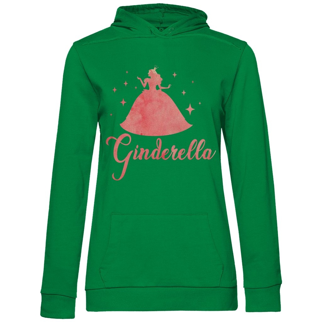 Ginderella - Prinzessin Aquarell - Damen Hoodie Kelly Green