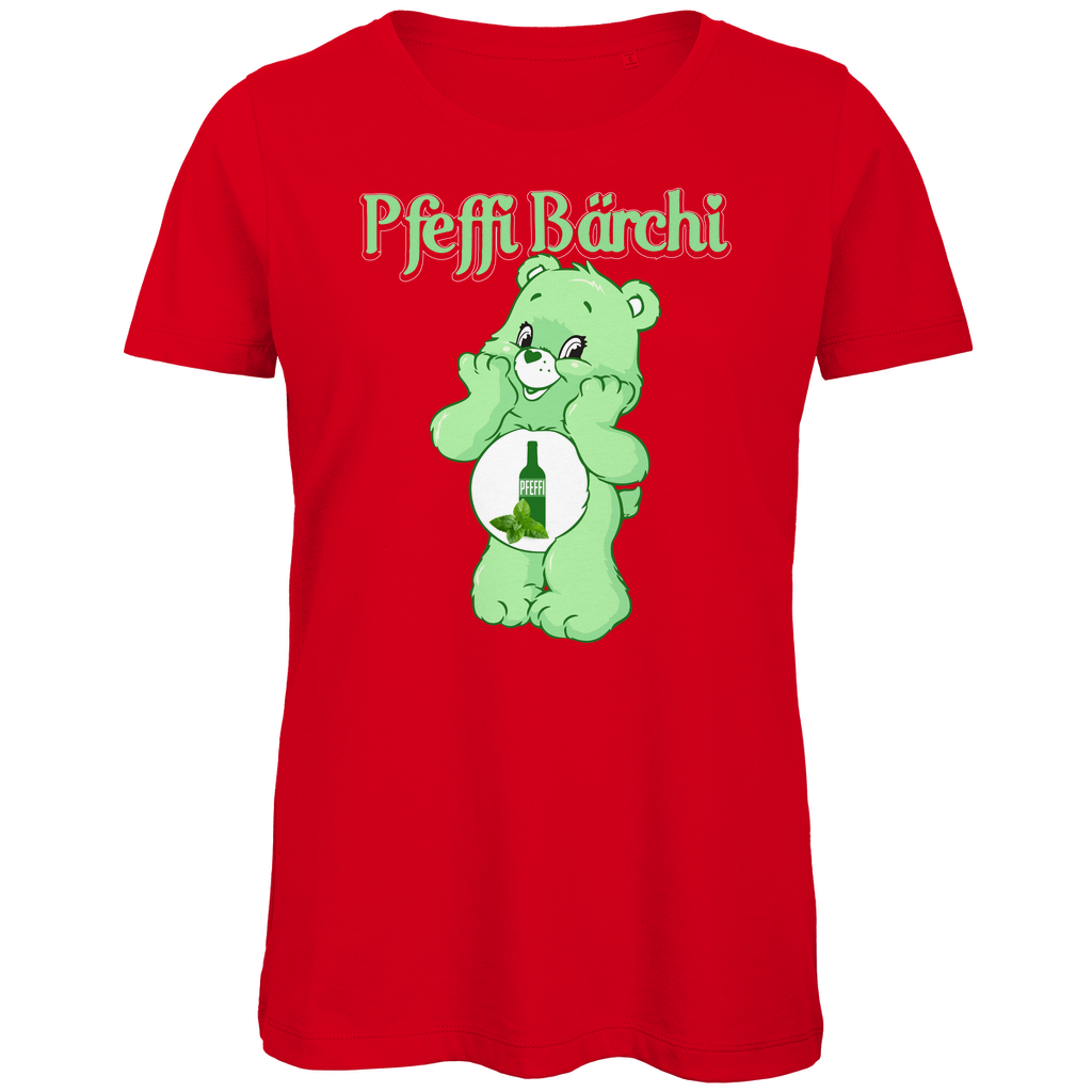 Pfeffi Bärchi - Glücksbärchi - Damen Premium Bio T-Shirt Red