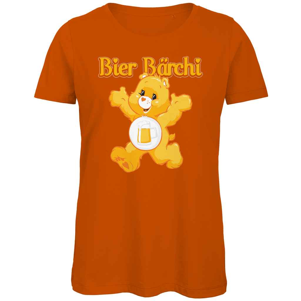 Bier Bärchi - Glücksbärchi - Damen Premium Bio T-Shirt Urban Orange
