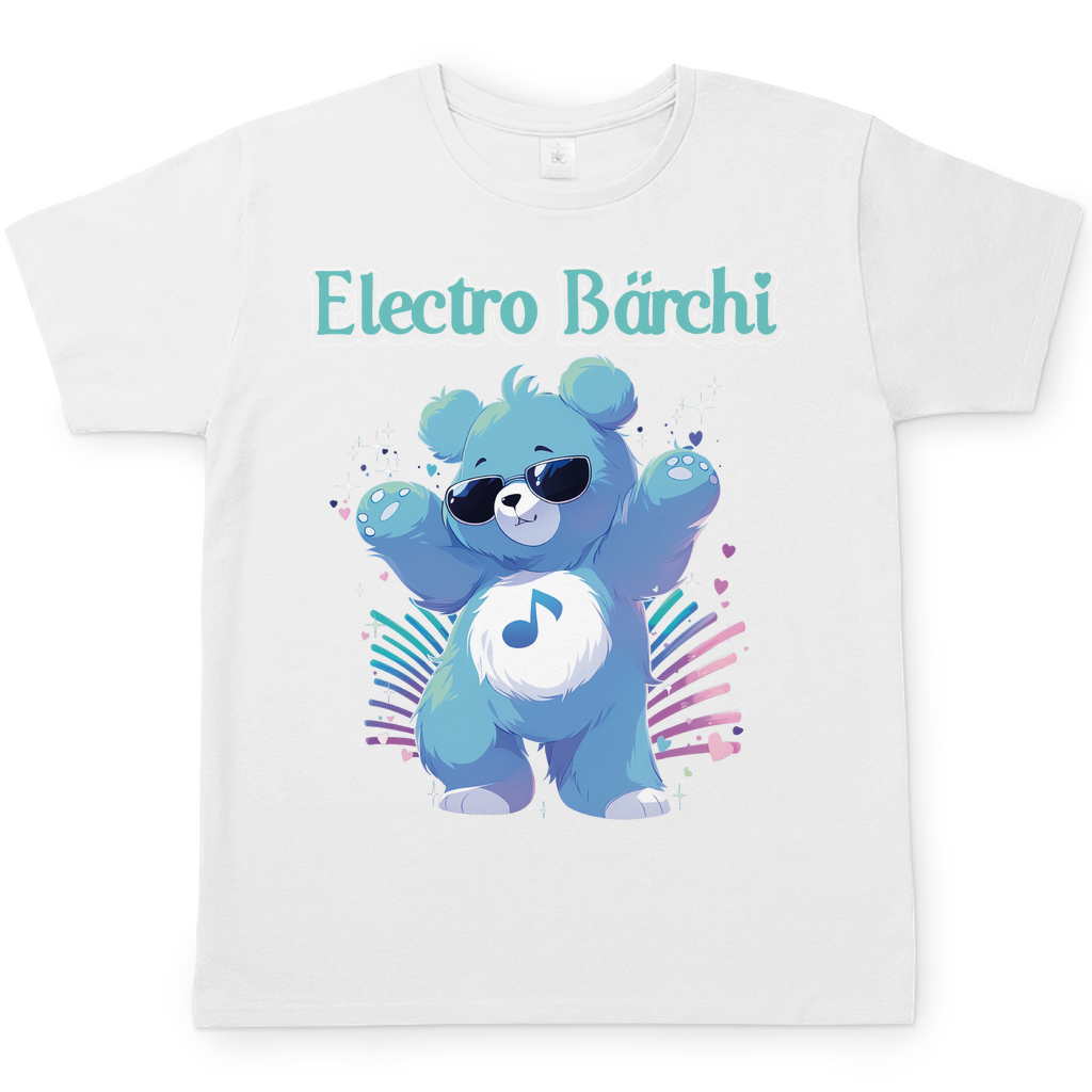 Electro Bärchi - Glücksbärchi - Herren Shirt White