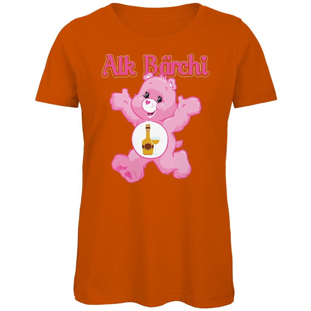 Alk Bärchi - Glücksbärchi - Damen Premium Bio T-Shirt Urban Orange