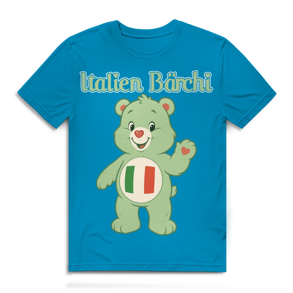 Italien Bärchi - Glücksbärchi - Herren Premium Bio T-Shirt Atoll