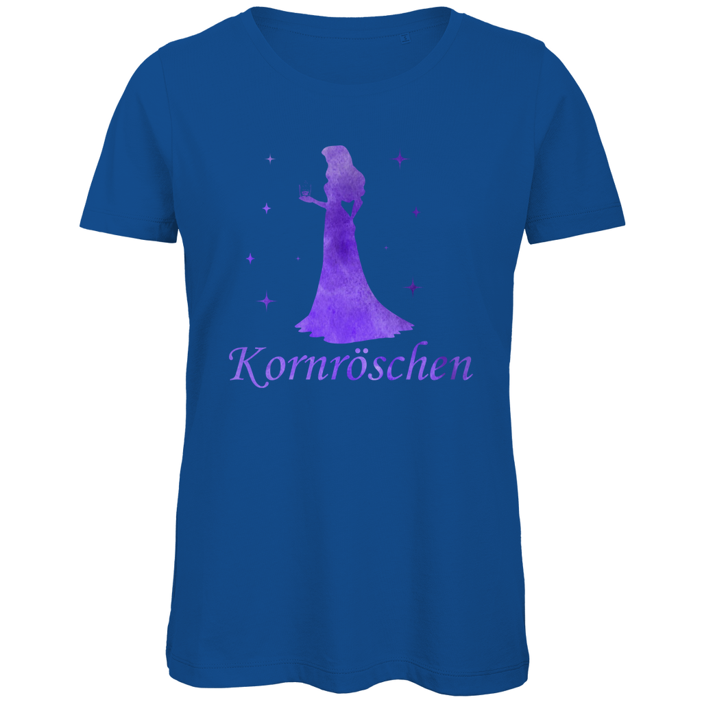 Kornröschen - Prinzessin Aquarell - Damen Premium Bio T-Shirt Royal Blue