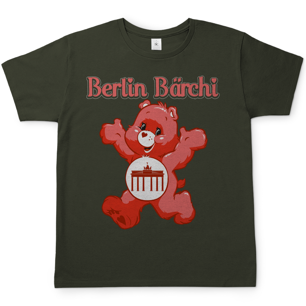 Berlin Bärchi - Glücksbärchi - Herren Shirt Urban Khaki