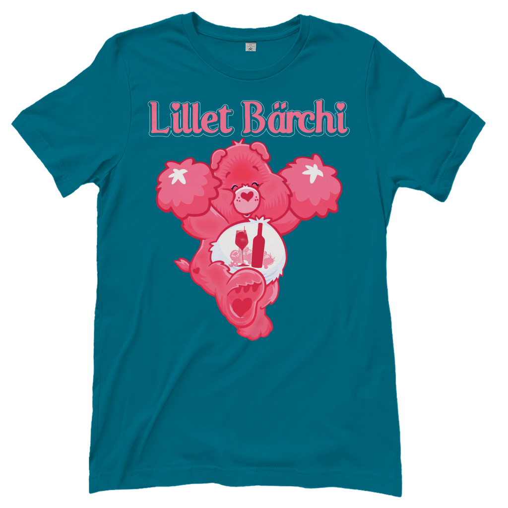 Lillet Bärchi - Glücksbärchi - Damenshirt Diva Blue