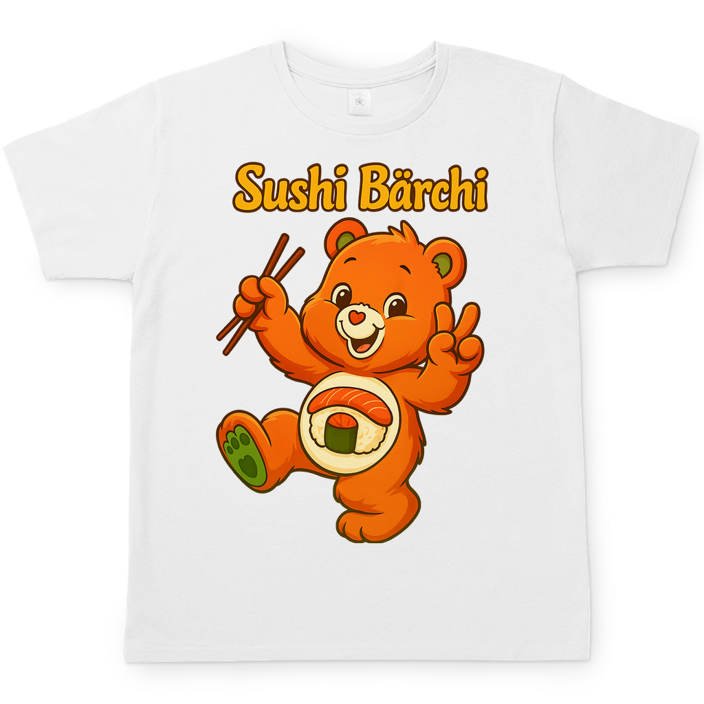 Sushi Bärchi - Glücksbärchi - Herren T-Shirt White