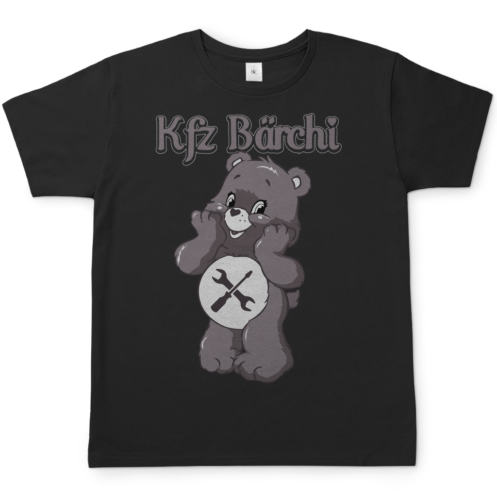 KFZ Bärchi - Glücksbärchi - Herren Shirt Black