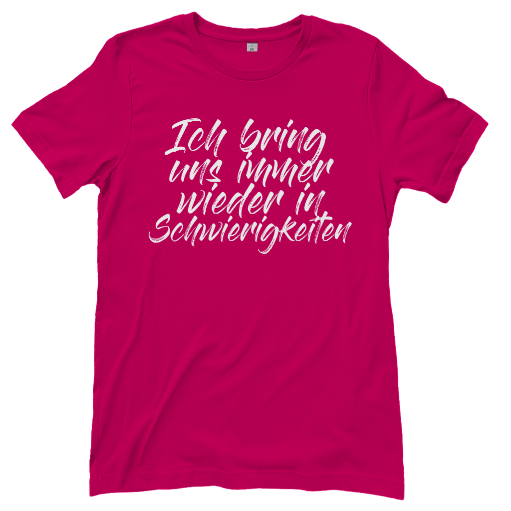 Ich bin die Laute Gruppendesigns - Ich bringe Schwierigkeiten - Damenshirt Sorbet