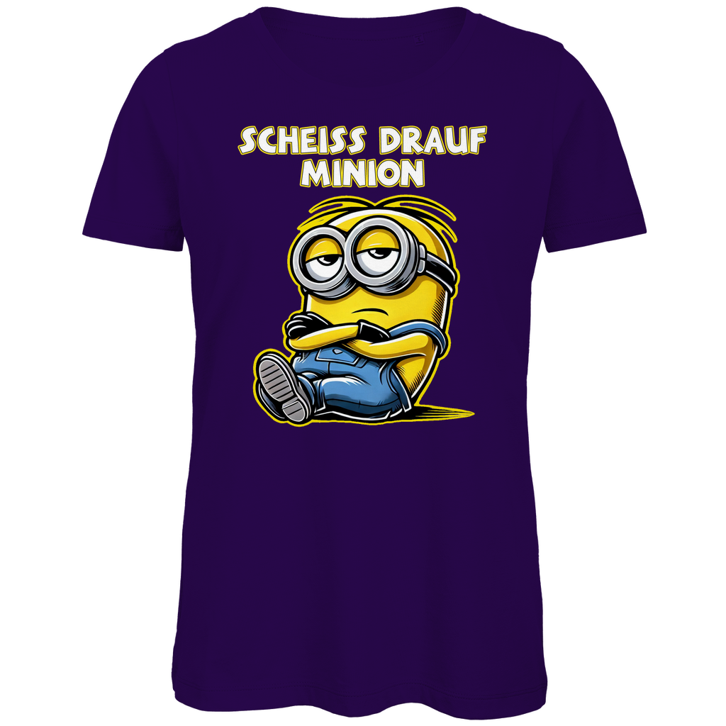 Scheiss drauf Minion - Damen Premium Bio T-Shirt