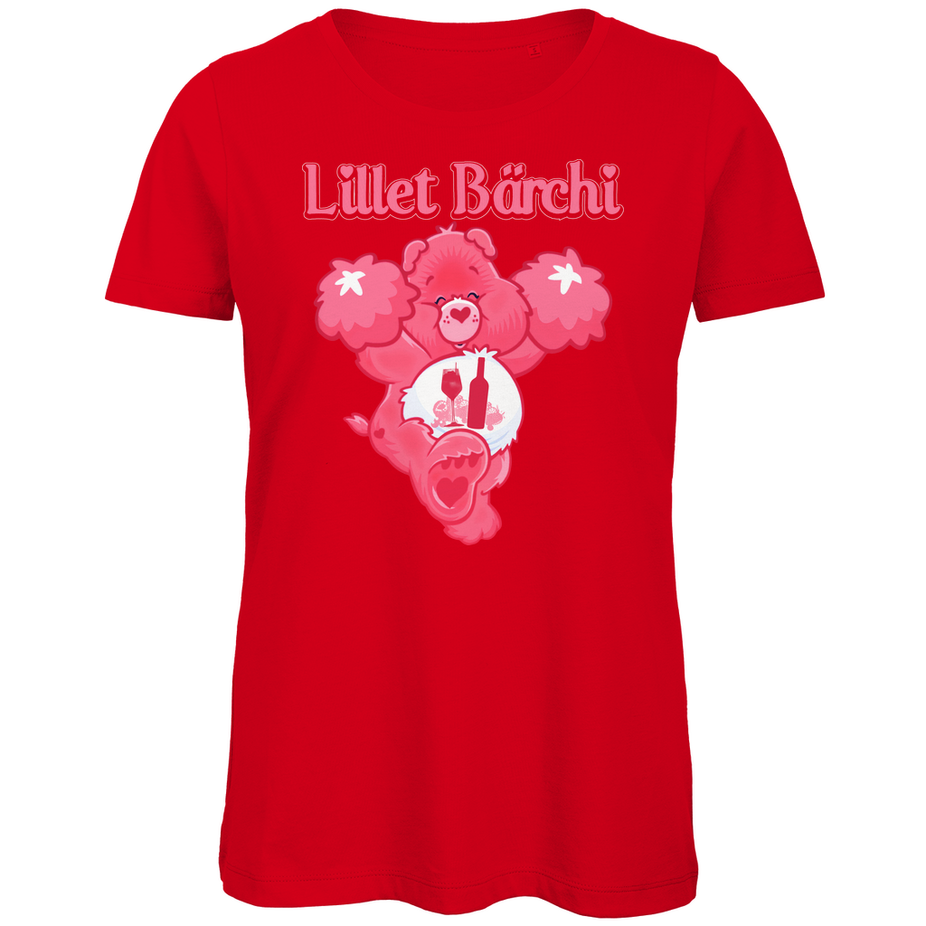 Lillet Bärchi - Glücksbärchi - Damen Premium Bio T-Shirt Red