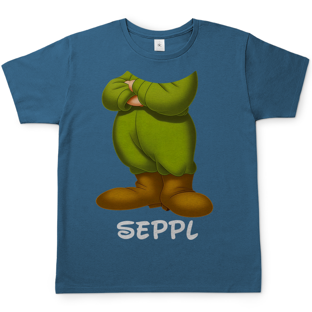Schneewittchen und die 7 Zwerge - Seppl - Herren Shirt Stone Blue
