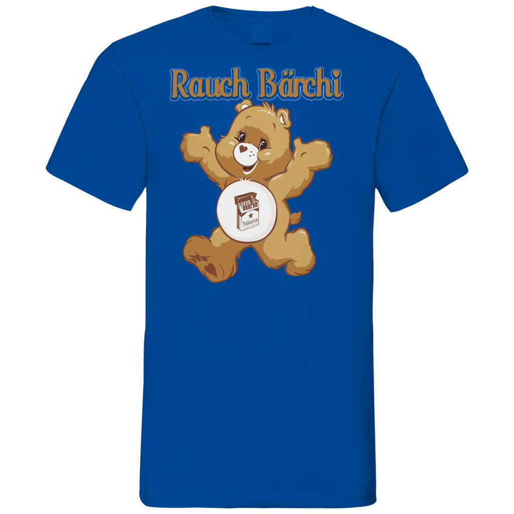 Rauch Bärchi - Glücksbärchi - Herren V-Neck Shirt Royal Blue