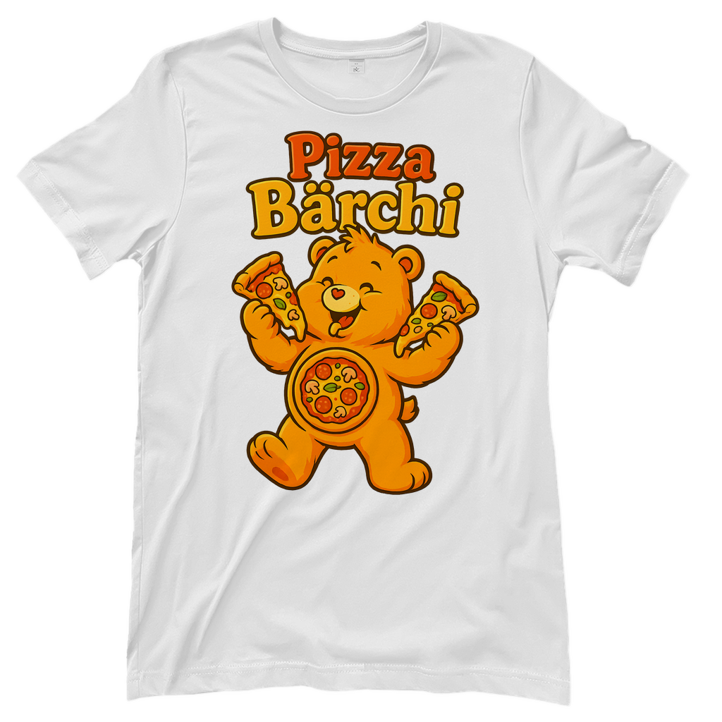 Pizza Bärchi - Glücksbärchi - Damen T-Shirt White