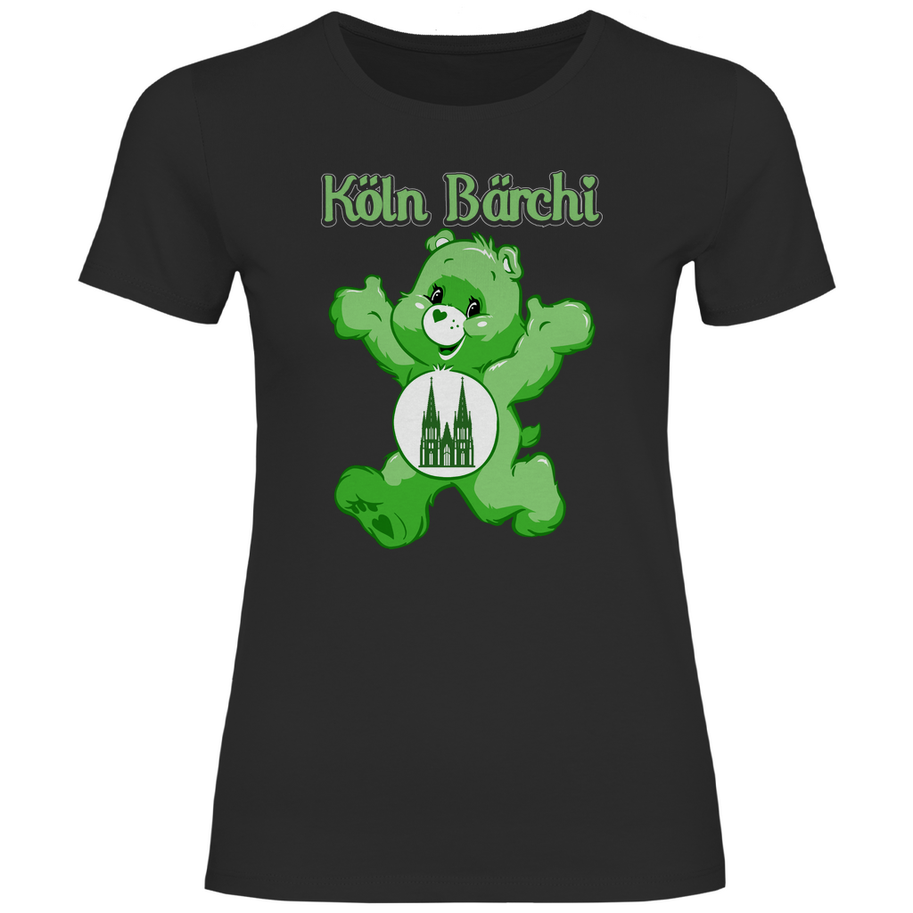 Köln Bärchi - Glücksbärchi - Damenshirt Black