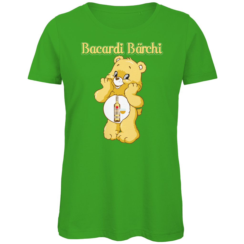 Bacardi Bärchi - Glücksbärchi - Damen Premium Bio T-Shirt Real Green