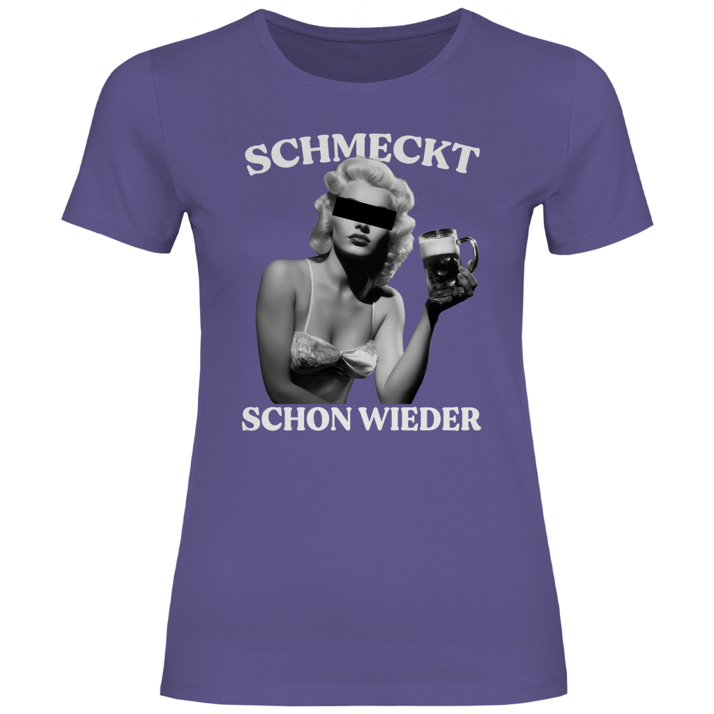 Schmeckt schon wieder - Damenshirt Millennial Lilac