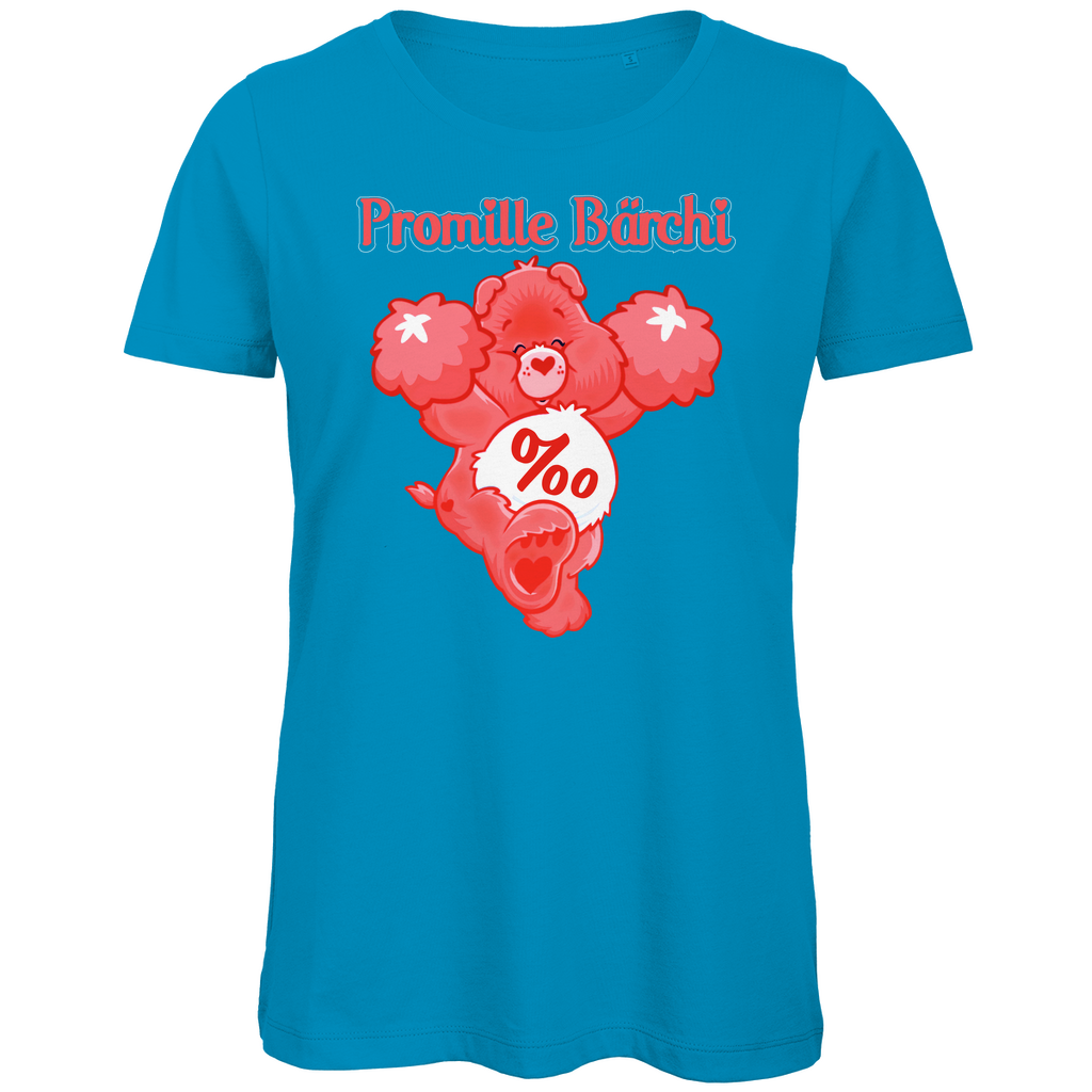 Promille Bärchi - Glücksbärchi - Damen Premium Bio T-Shirt Atoll