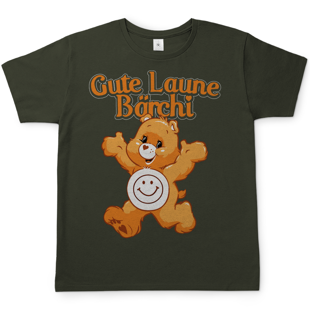 Gute Laune Bärchi - Glücksbärchi - Herren Shirt Urban Khaki