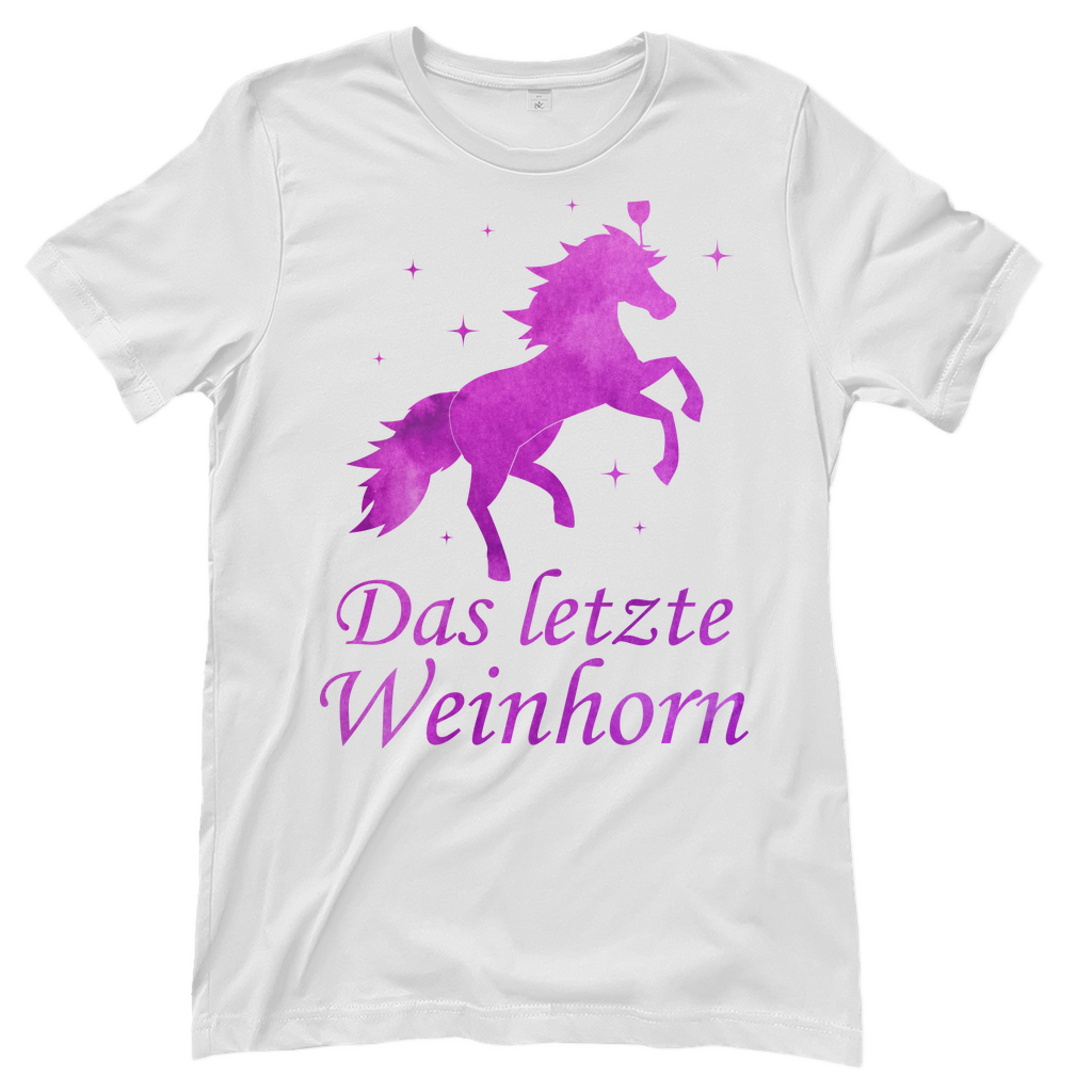 Das letzte Weinhorn - Prinzessin Aquarell - Damenshirt