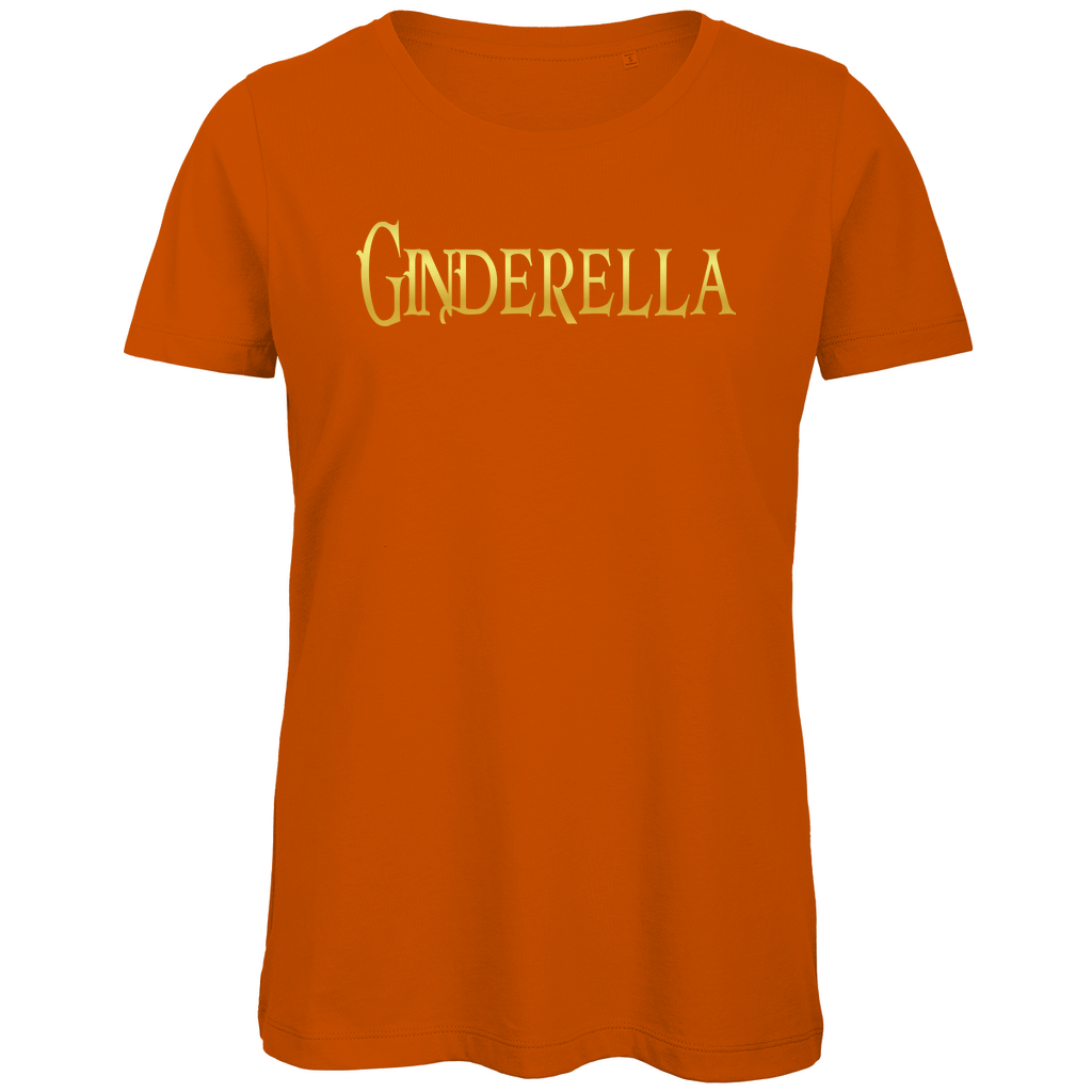 Ginderella - Prinzessin Gold - Damen Premium Bio T-Shirt Urban Orange