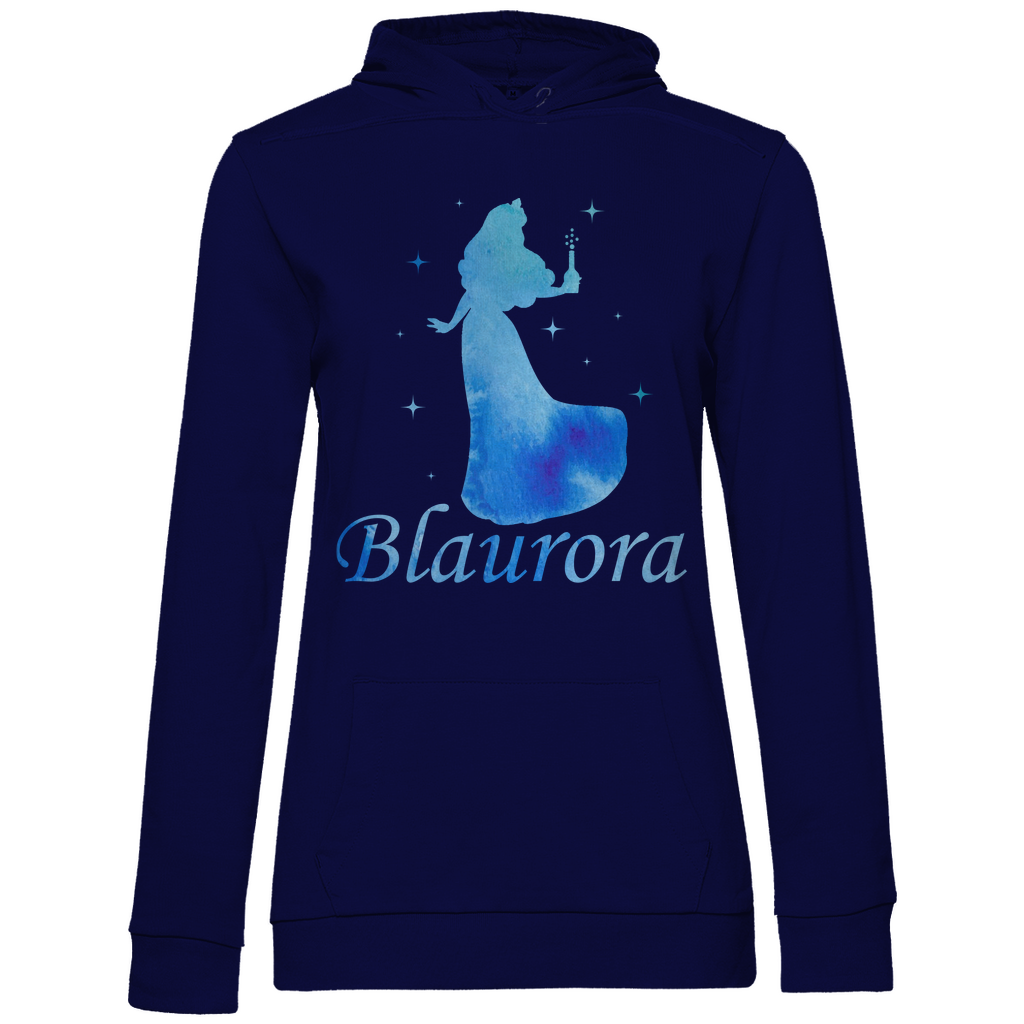 Blaurora - Prinzessin Aquarell - Damen Hoodie Navy Blue
