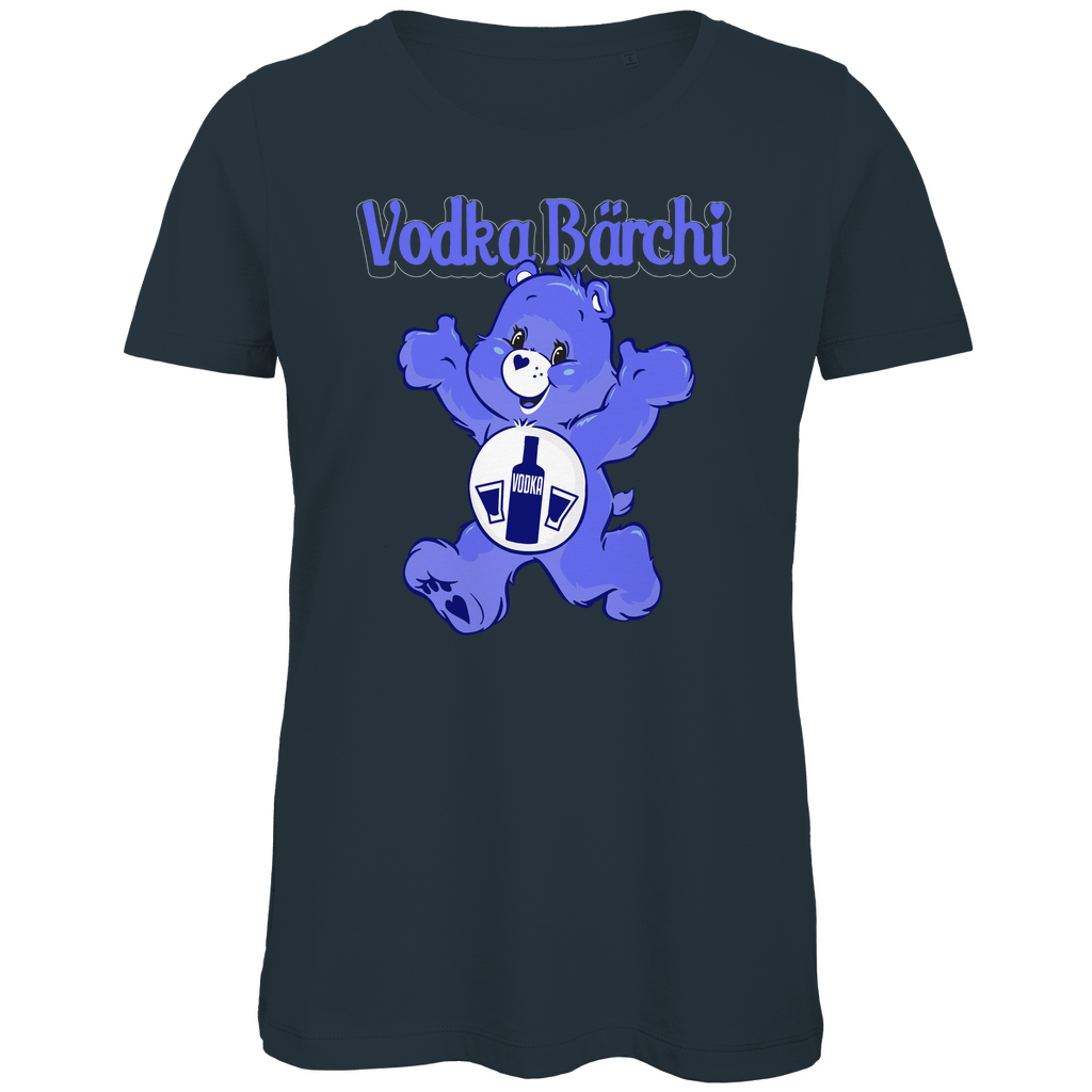 Vodka Bärchi - Glücksbärchi - Damen Premium Bio T-Shirt Dark Grey