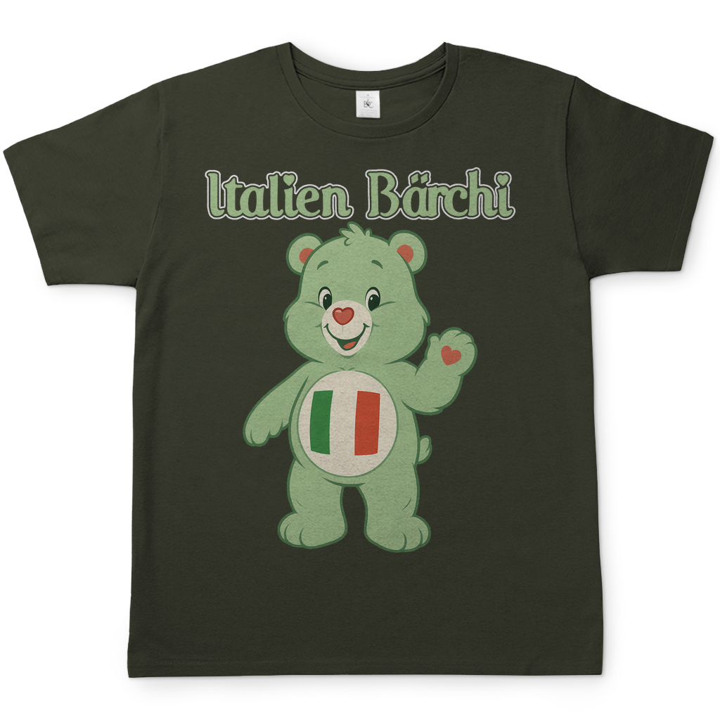 Italien Bärchi - Glücksbärchi - Herren T-Shirt Urban Khaki