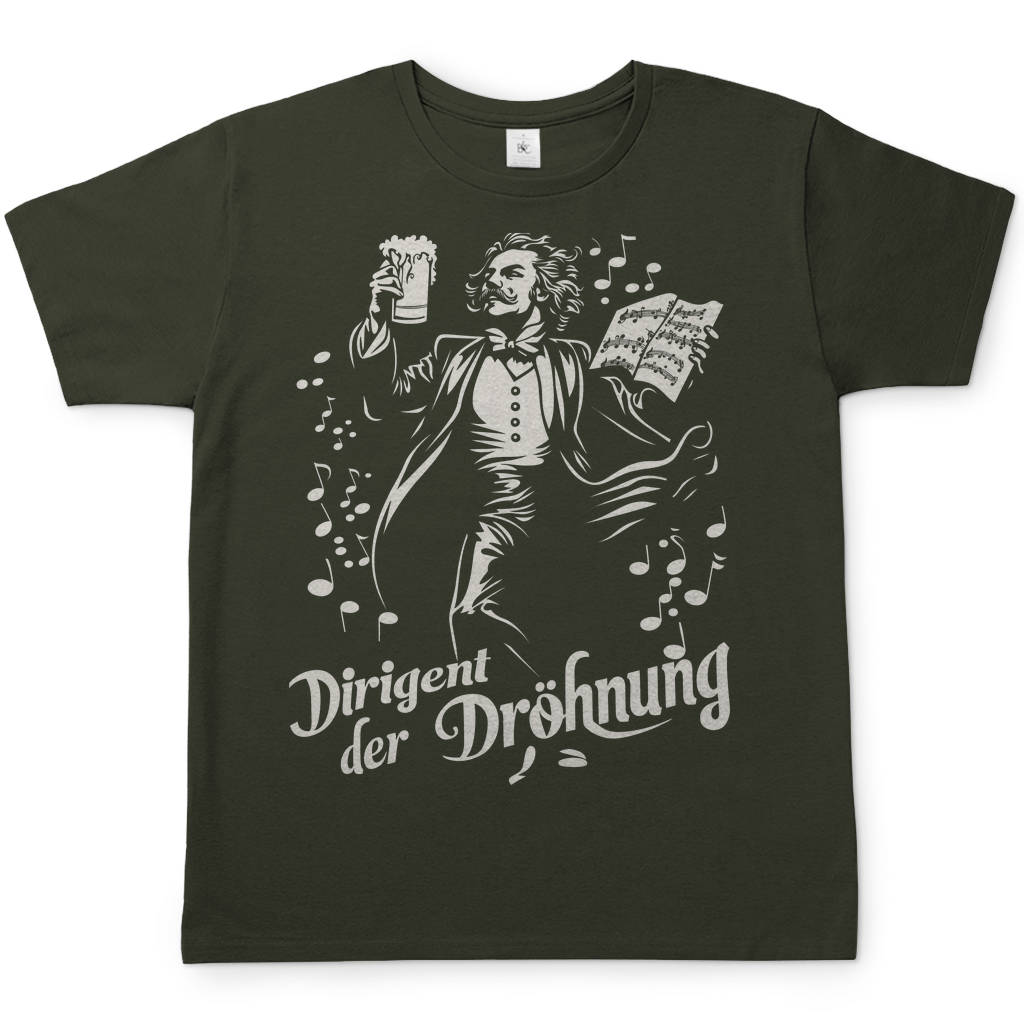 Dirigent der Dröhnung - Herren Shirt Urban Khaki