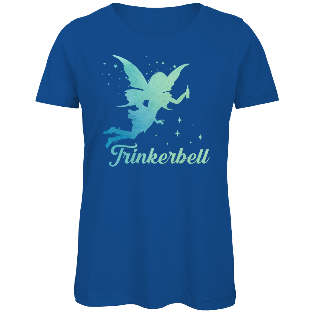 Trinkerbell - Prinzessin Aquarell - Damen Premium Bio T-Shirt Royal Blue