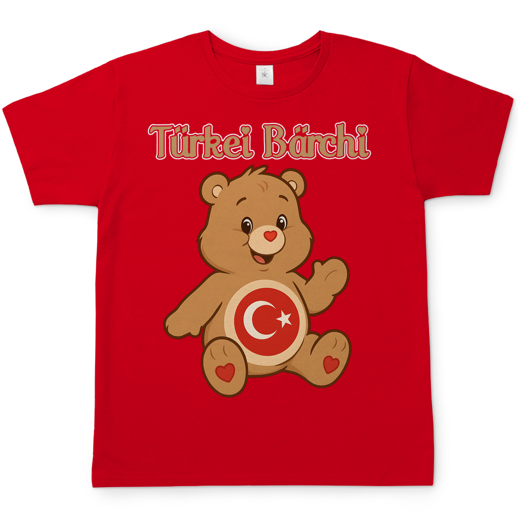Türkei Bärchi - Glücksbärchi - Herren T-Shirt Red