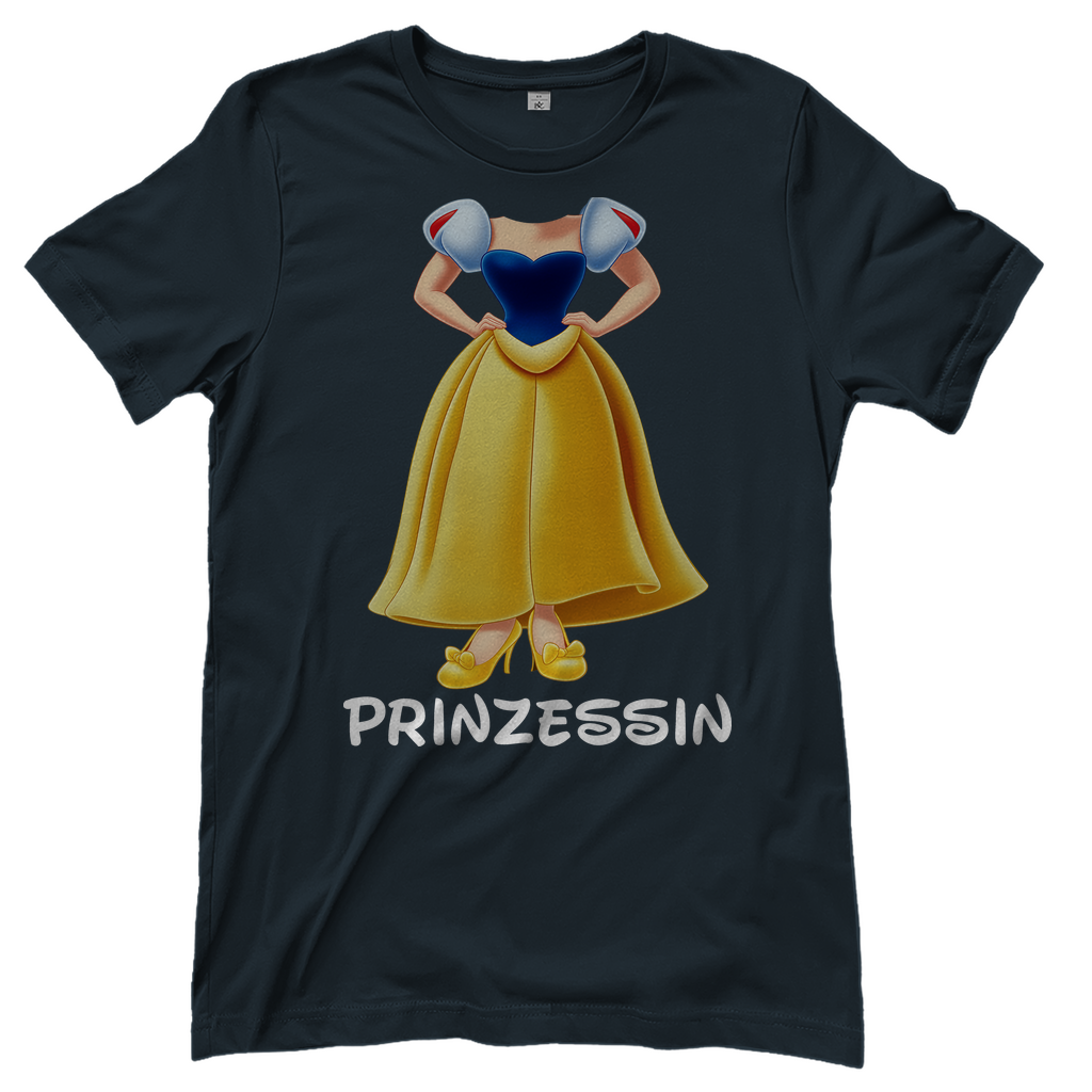 Schneewittchen und die 7 Zwerge - Prinzessin - Damenshirt Dark Grey Solid