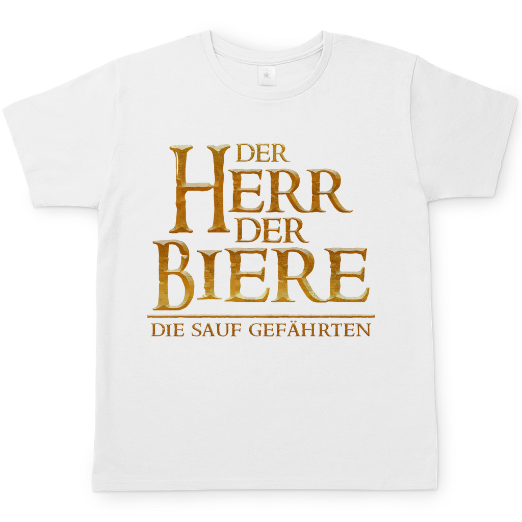 Der Herr der Biere die sauf Gefährten HDR - Herren Shirt