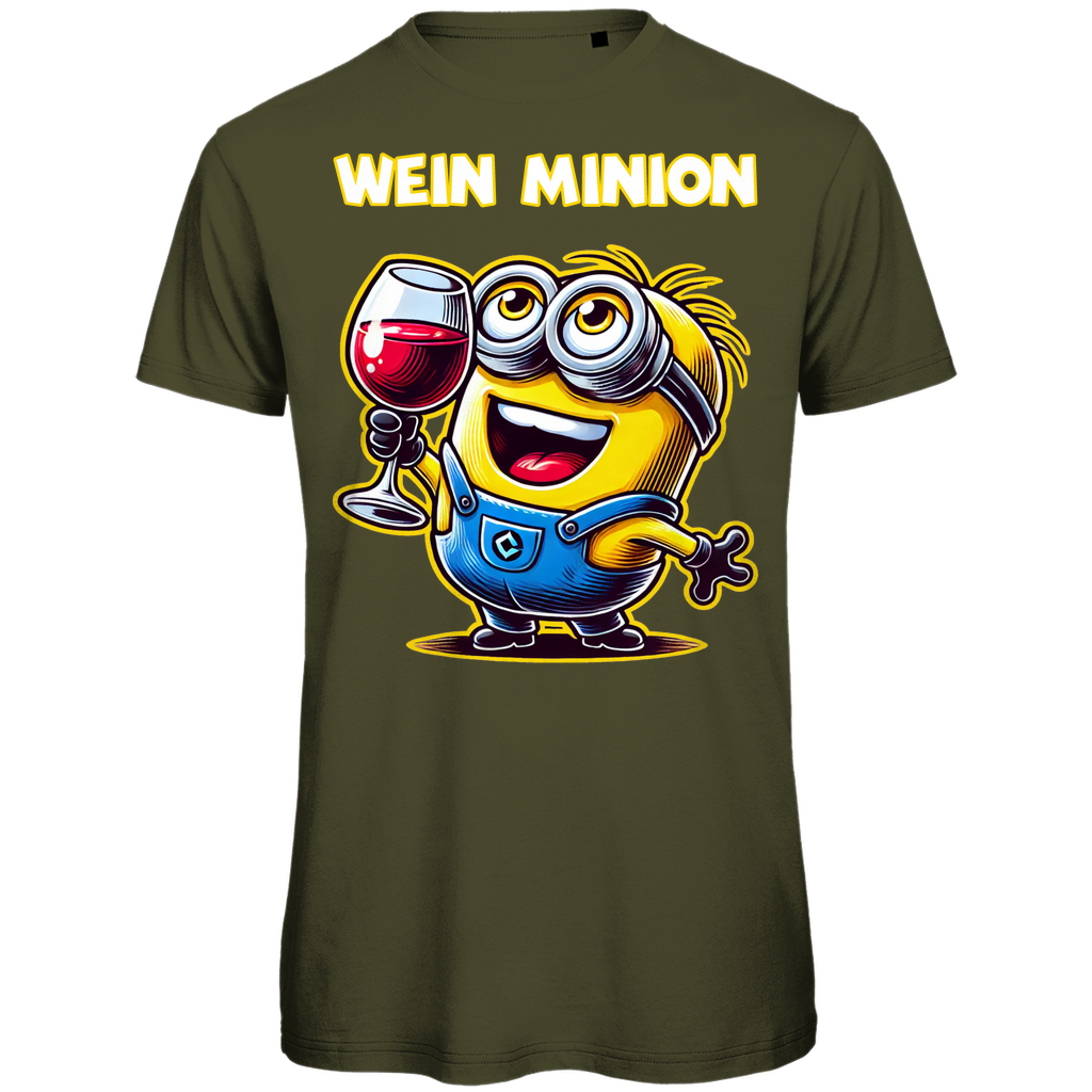 Wein Minion - Herren Premium Bio T-Shirt