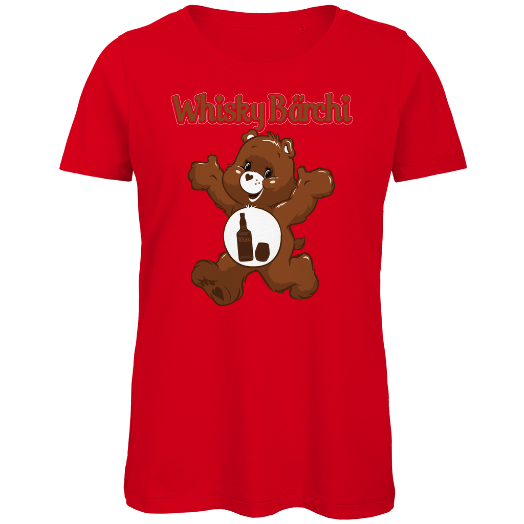 Whisky Bärchi - Glücksbärchi - Damen Premium Bio T-Shirt Red