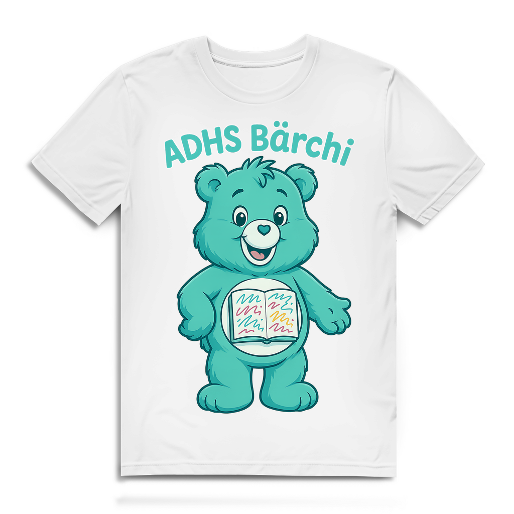 ADHS Bärchi - Glücksbärchi - Herren Premium Bio T-Shirt White