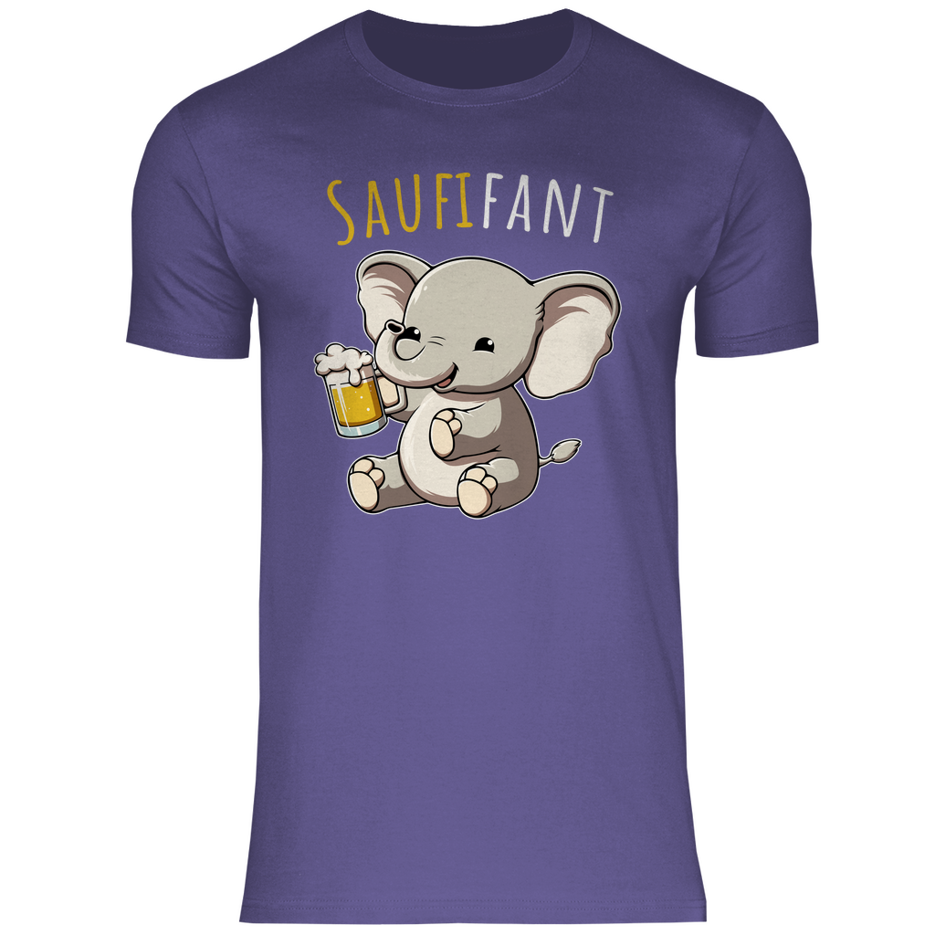 Saufifant - Herren Shirt Millennial Lilac