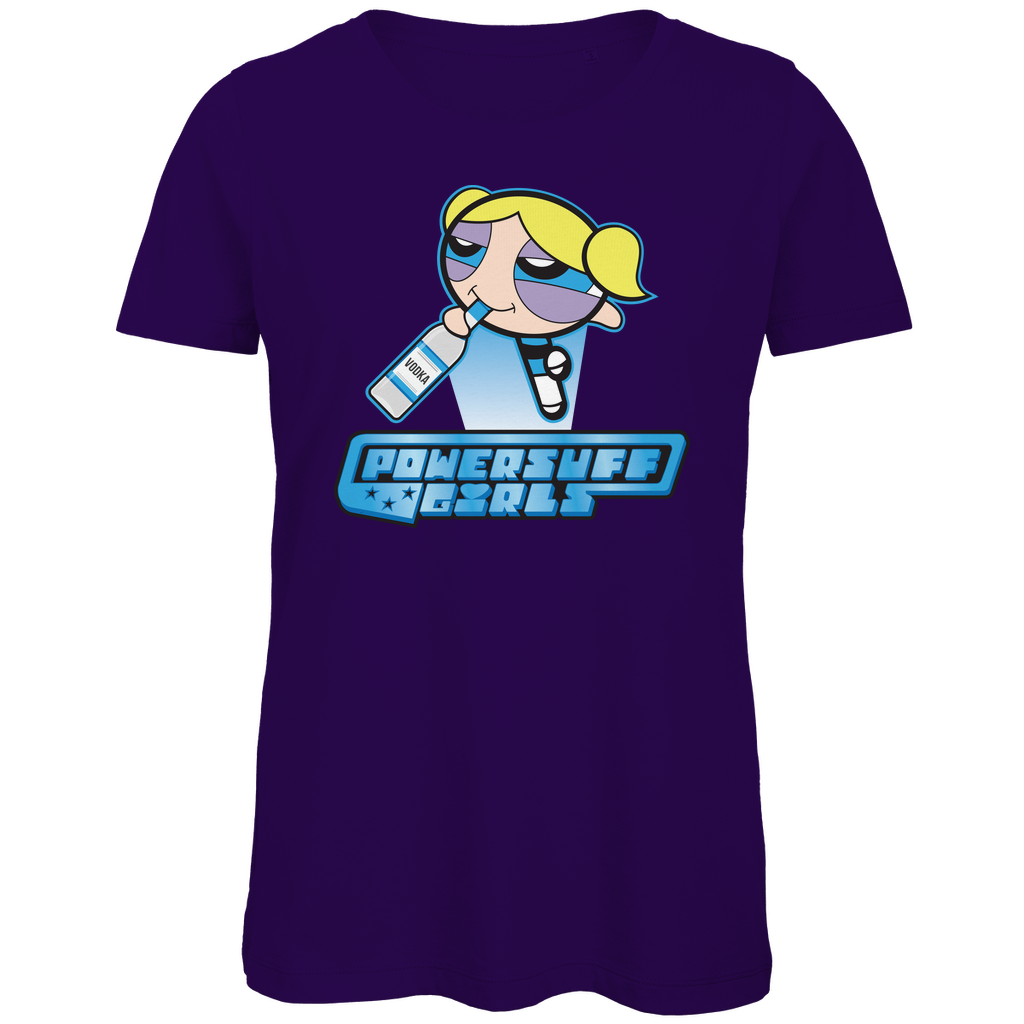 Bubbles Powersuff Powerpuff Girls - Damen Premium Bio T-Shirt Urban Purple