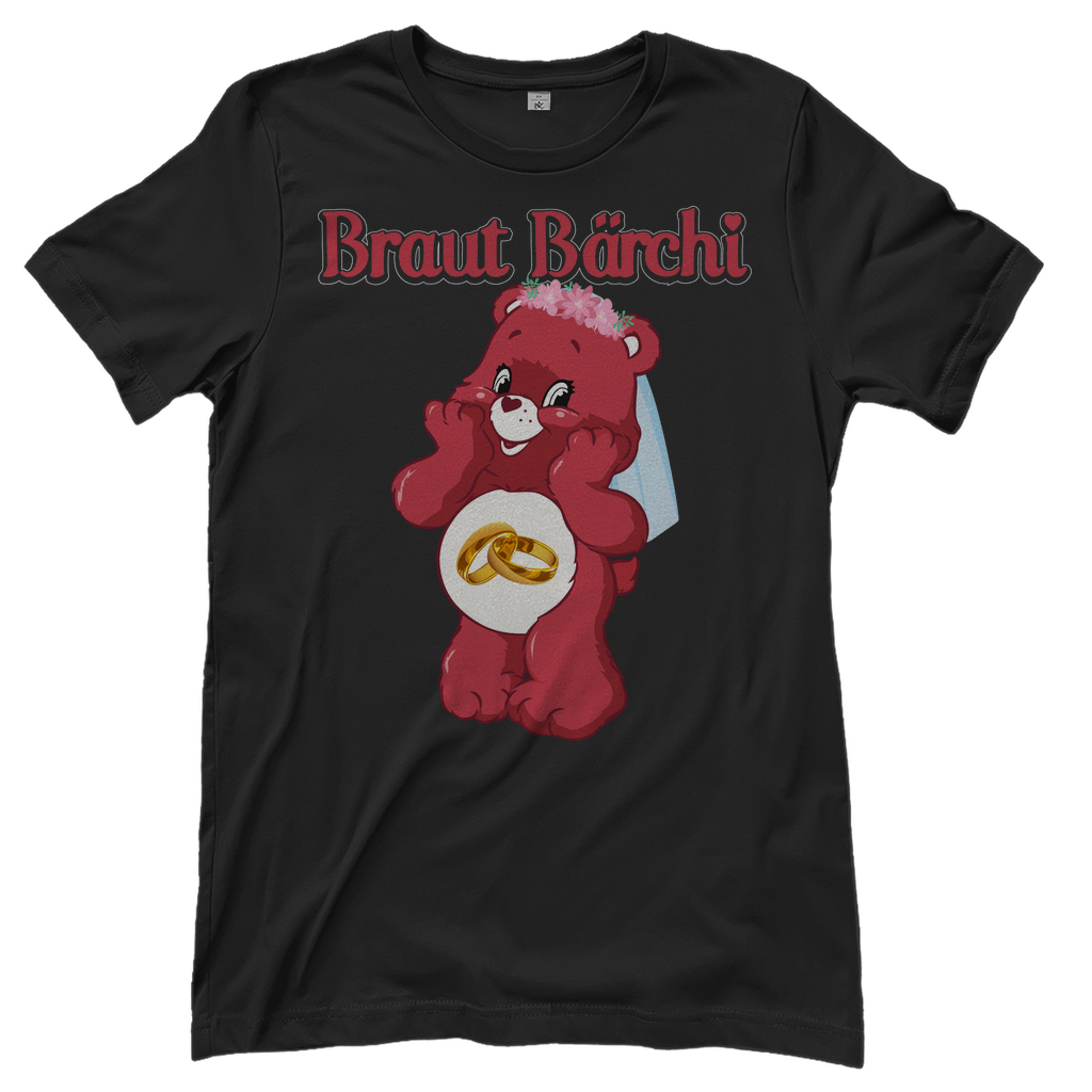 Braut Bärchi - Glücksbärchi - Damenshirt Black