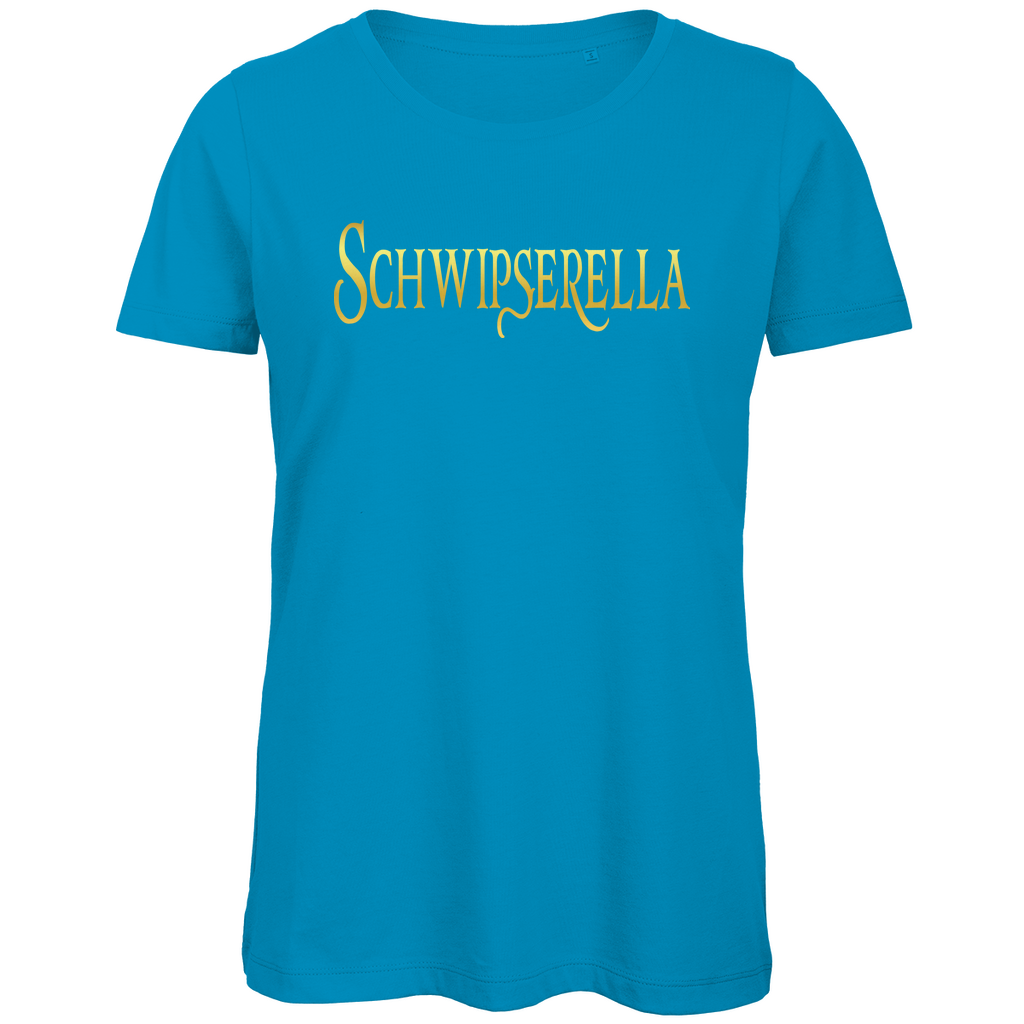 Schwipserella - Prinzessin Gold - Damen Premium Bio T-Shirt Atoll