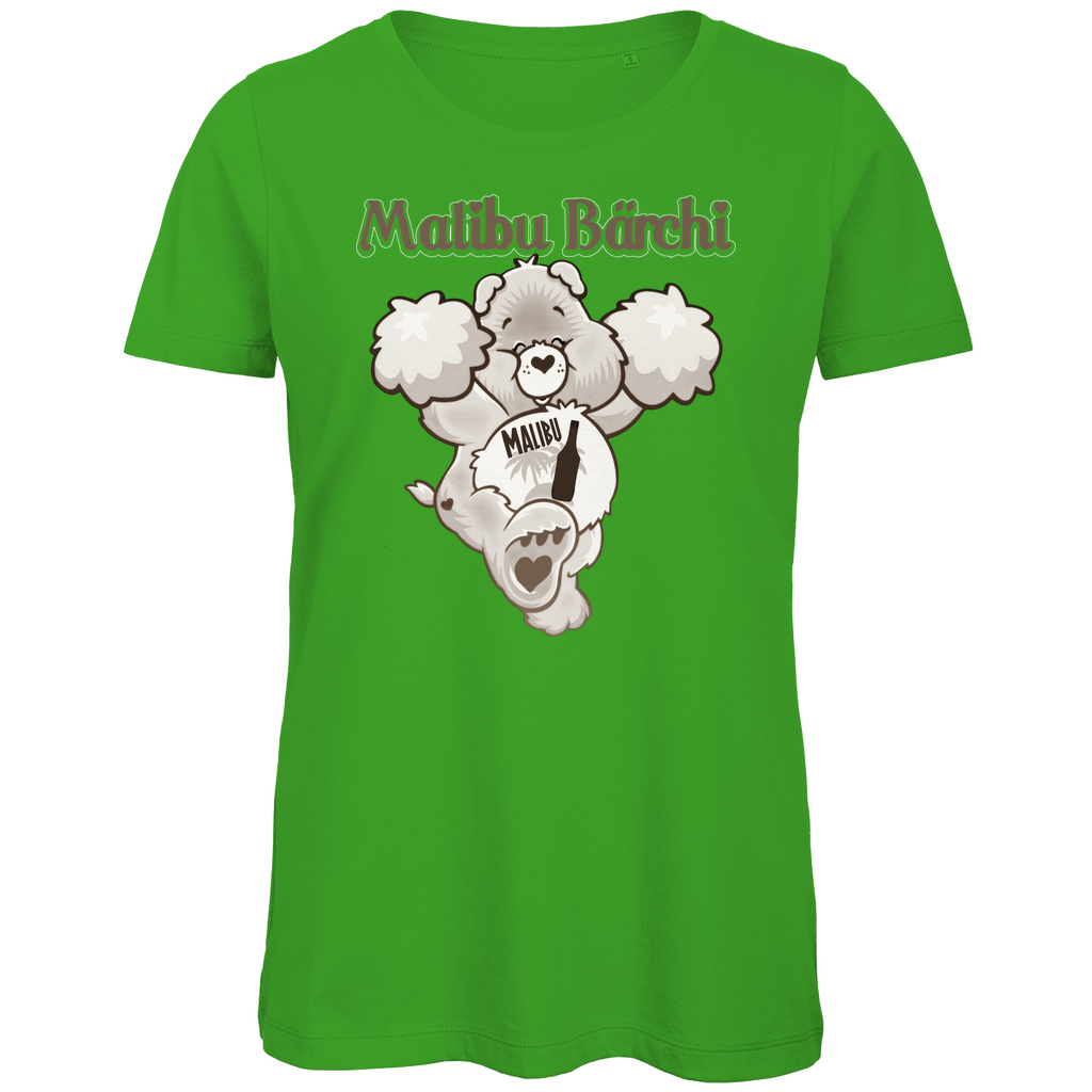 Malibu Bärchi - Glücksbärchi - Damen Premium Bio T-Shirt Real Green