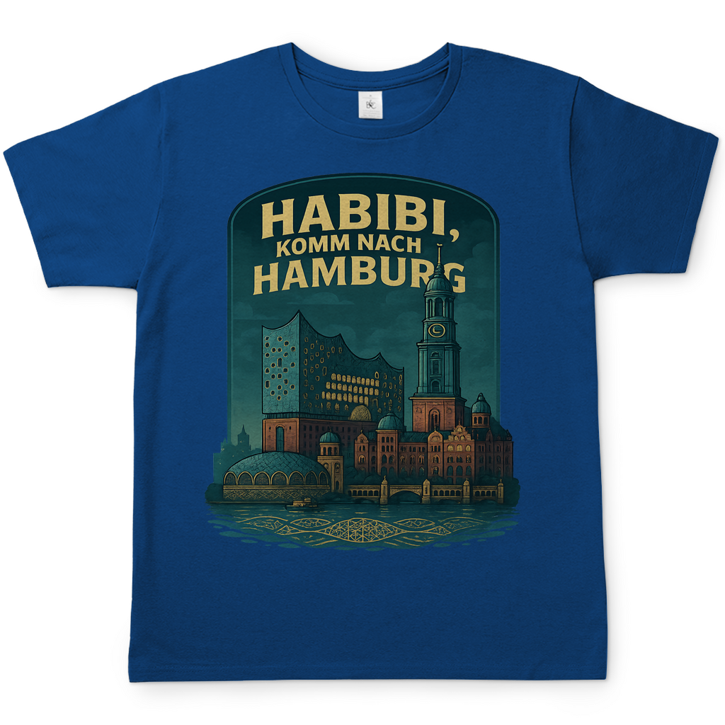 Habibi komm nach Hamburg - Herren T-Shirt