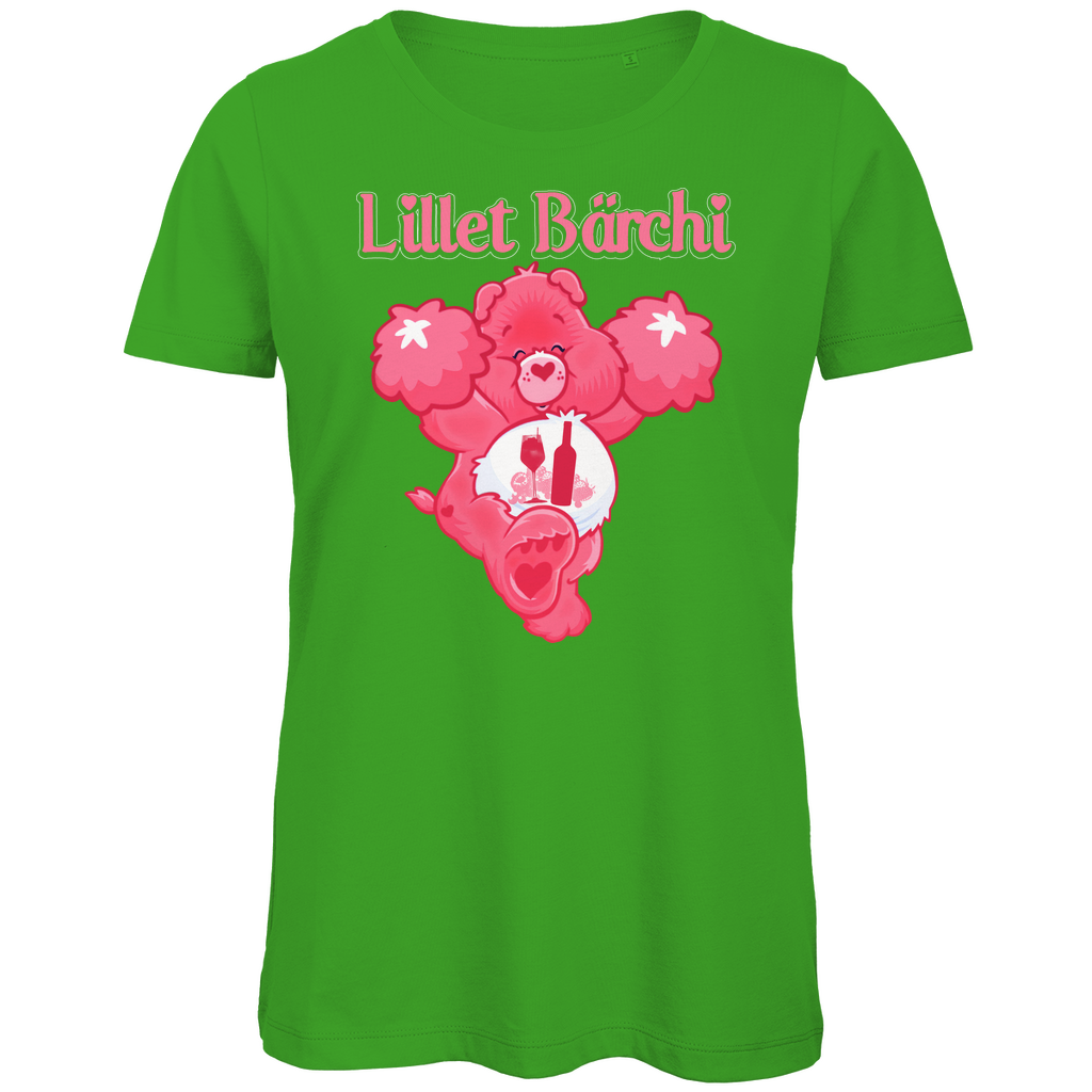 Lillet Bärchi - Glücksbärchi - Damen Premium Bio T-Shirt Real Green